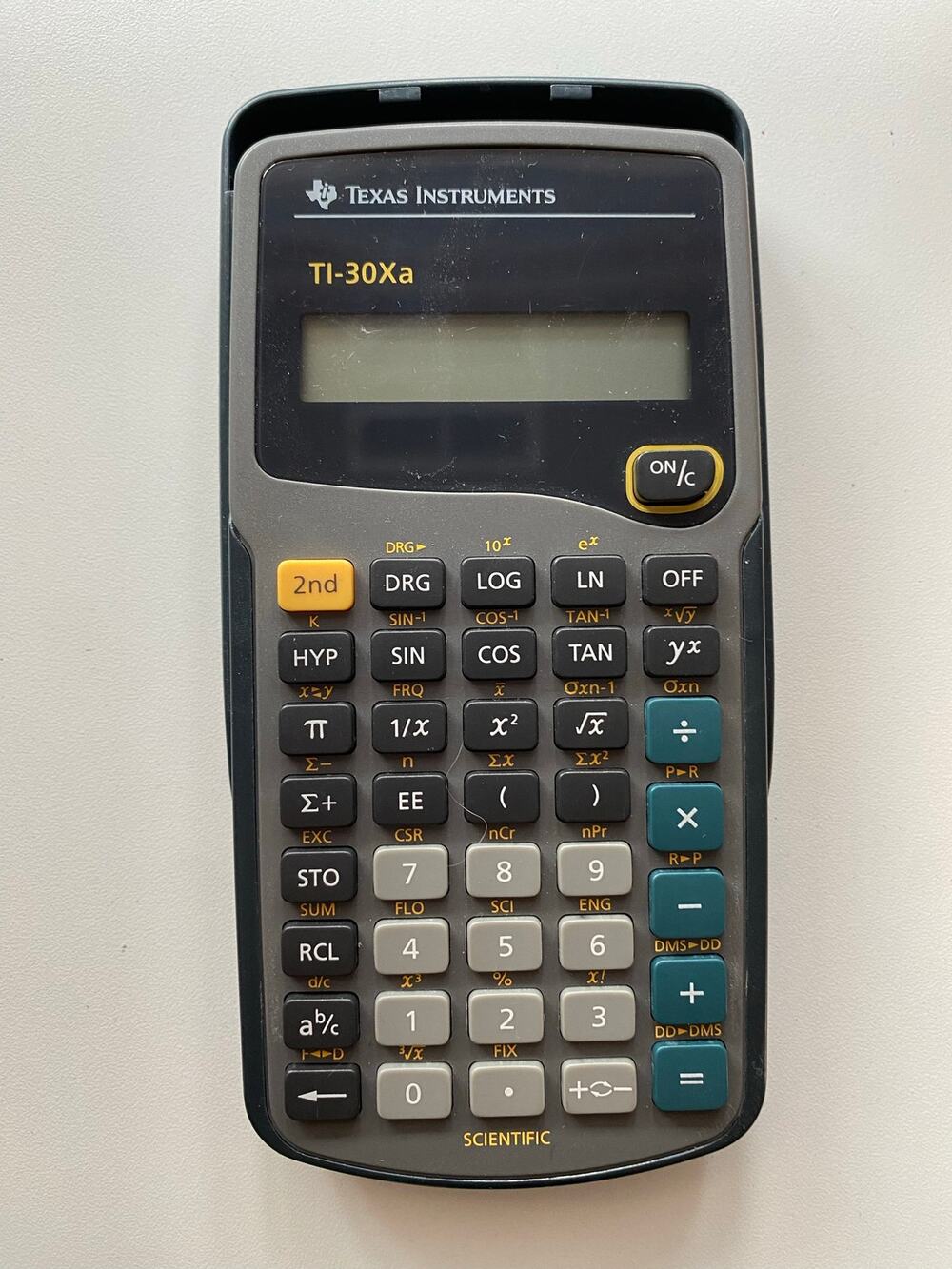 Texas Instruments TI-30Xa Solar Scientific Calculator Tested Working